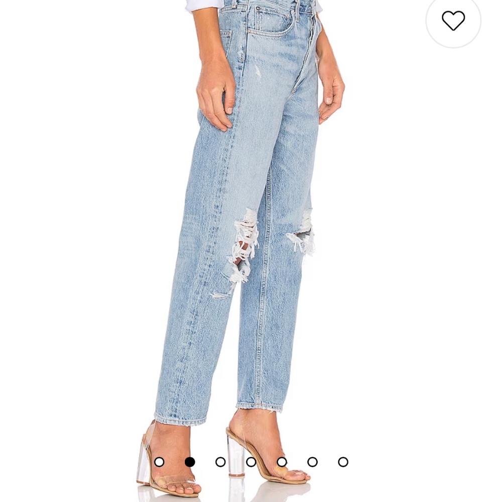 AGOLDE 90S MID RISE LOOSE FIT IN FALL OUT
